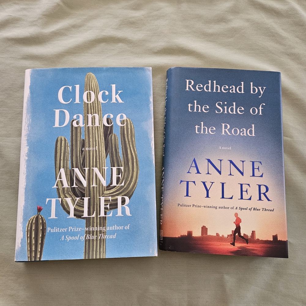 Anne Tyler Book Set - Clock Dance & Redhead by the Side of‎ the Road - Hardcover